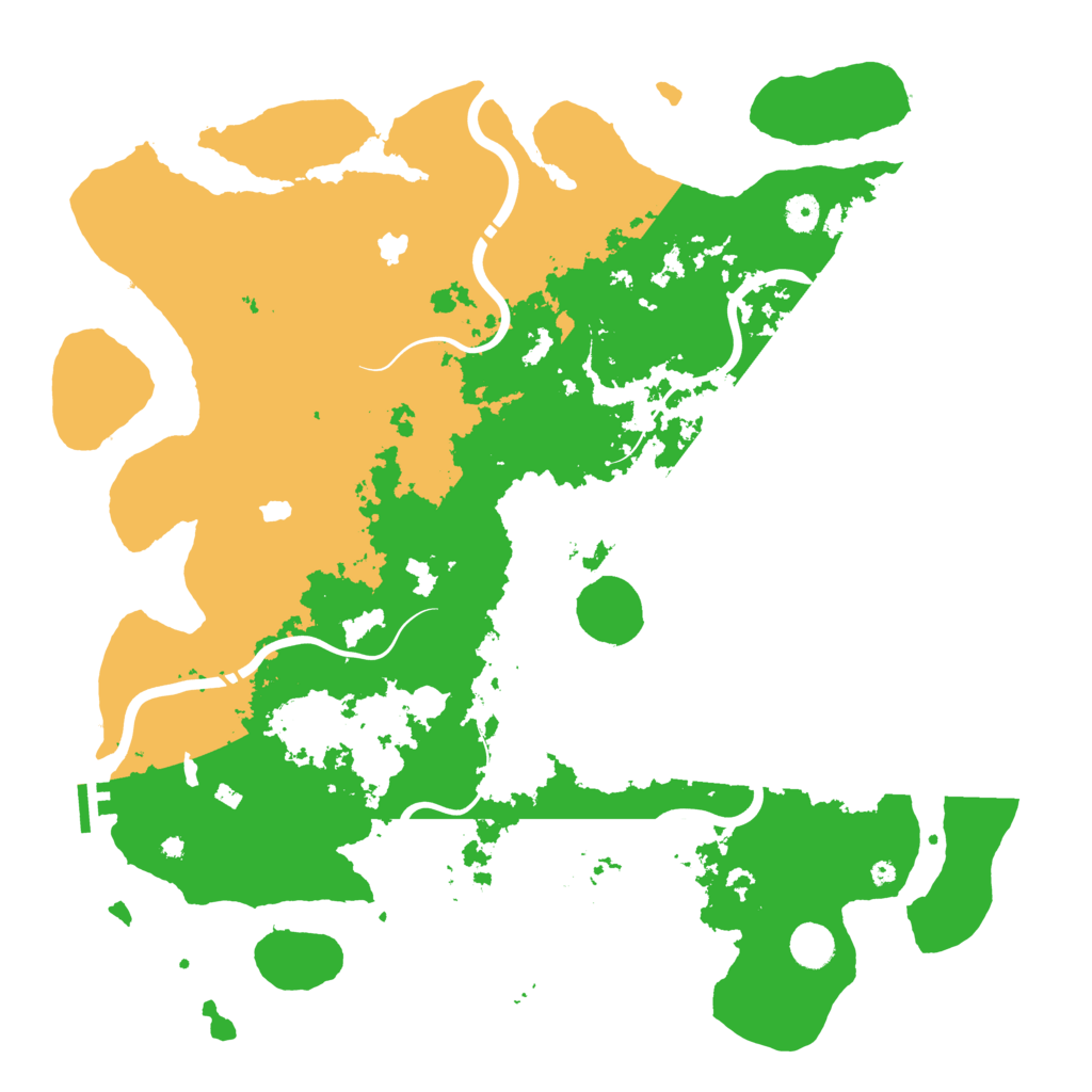 Biome Rust Map: Procedural Map, Size: 4500, Seed: 1894474