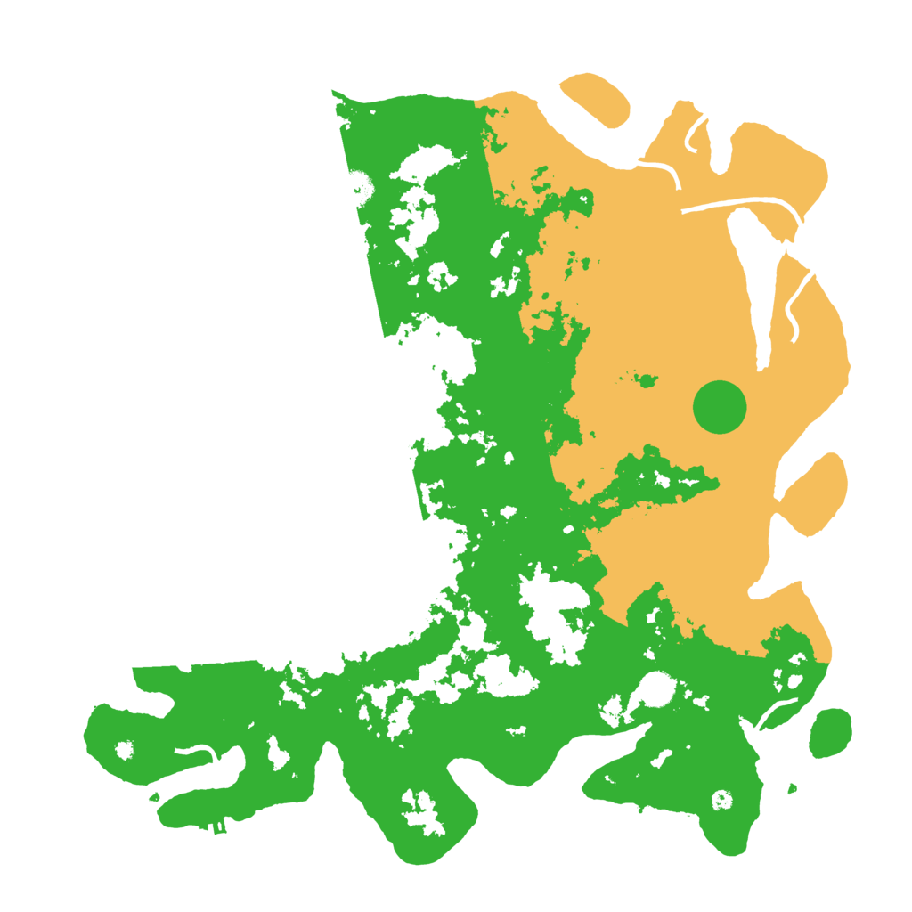 Biome Rust Map: Procedural Map, Size: 4500, Seed: 1316721