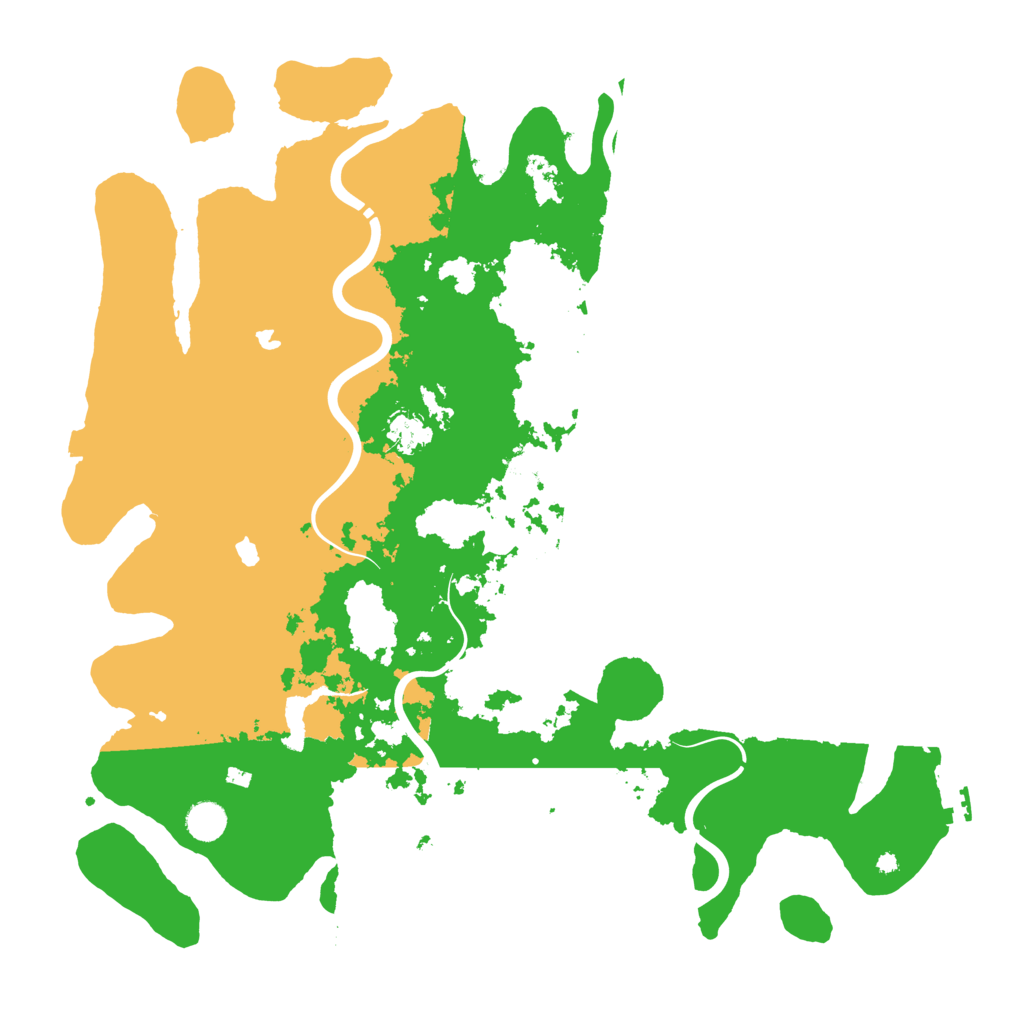 Biome Rust Map: Procedural Map, Size: 4500, Seed: 5411661