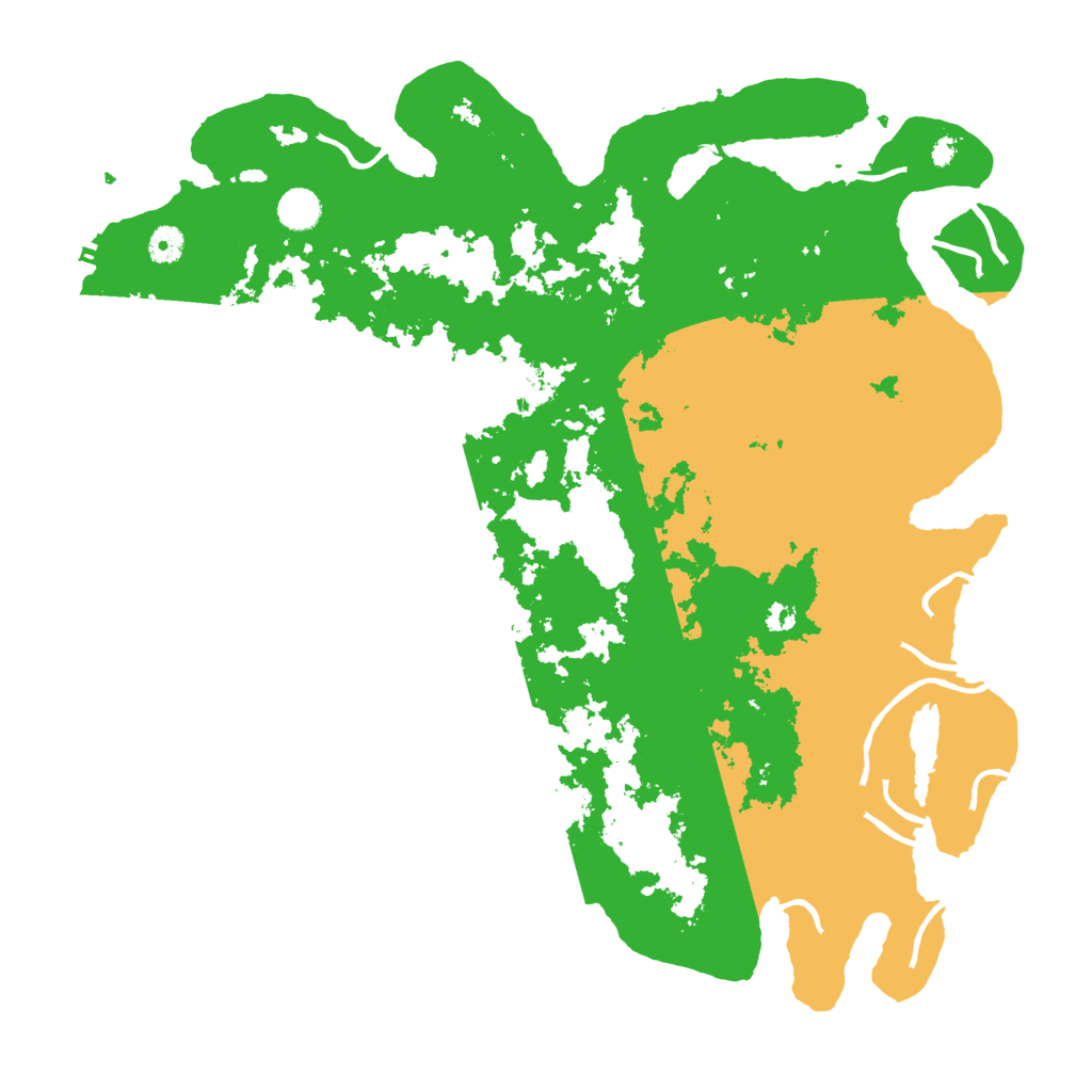 Biome Rust Map: Procedural Map, Size: 4500, Seed: 111349