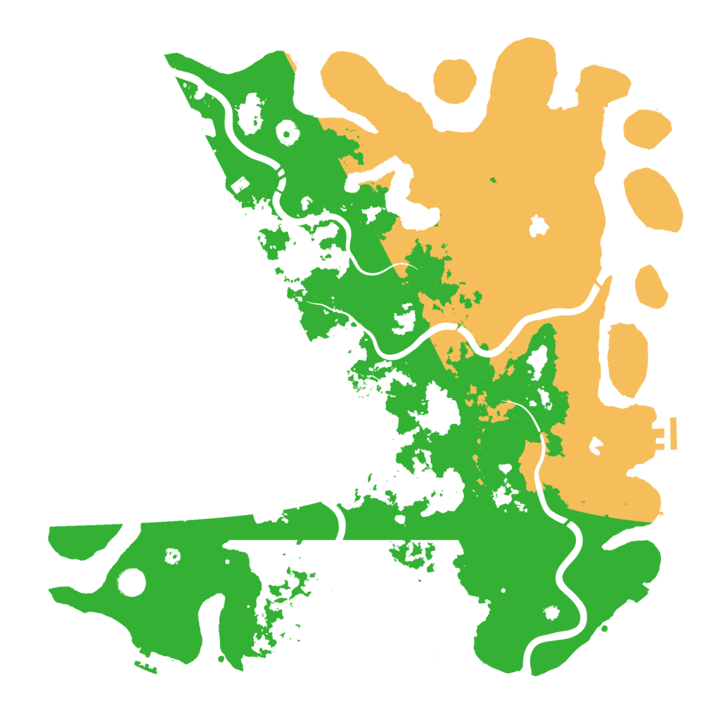 Biome Rust Map: Procedural Map, Size: 4500, Seed: 6440348