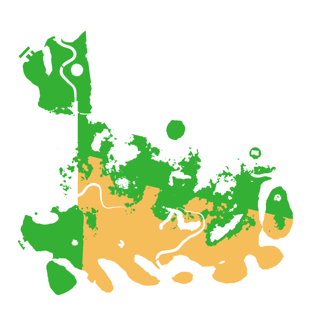 Biome Rust Map: Procedural Map, Size: 4500, Seed: 3627854
