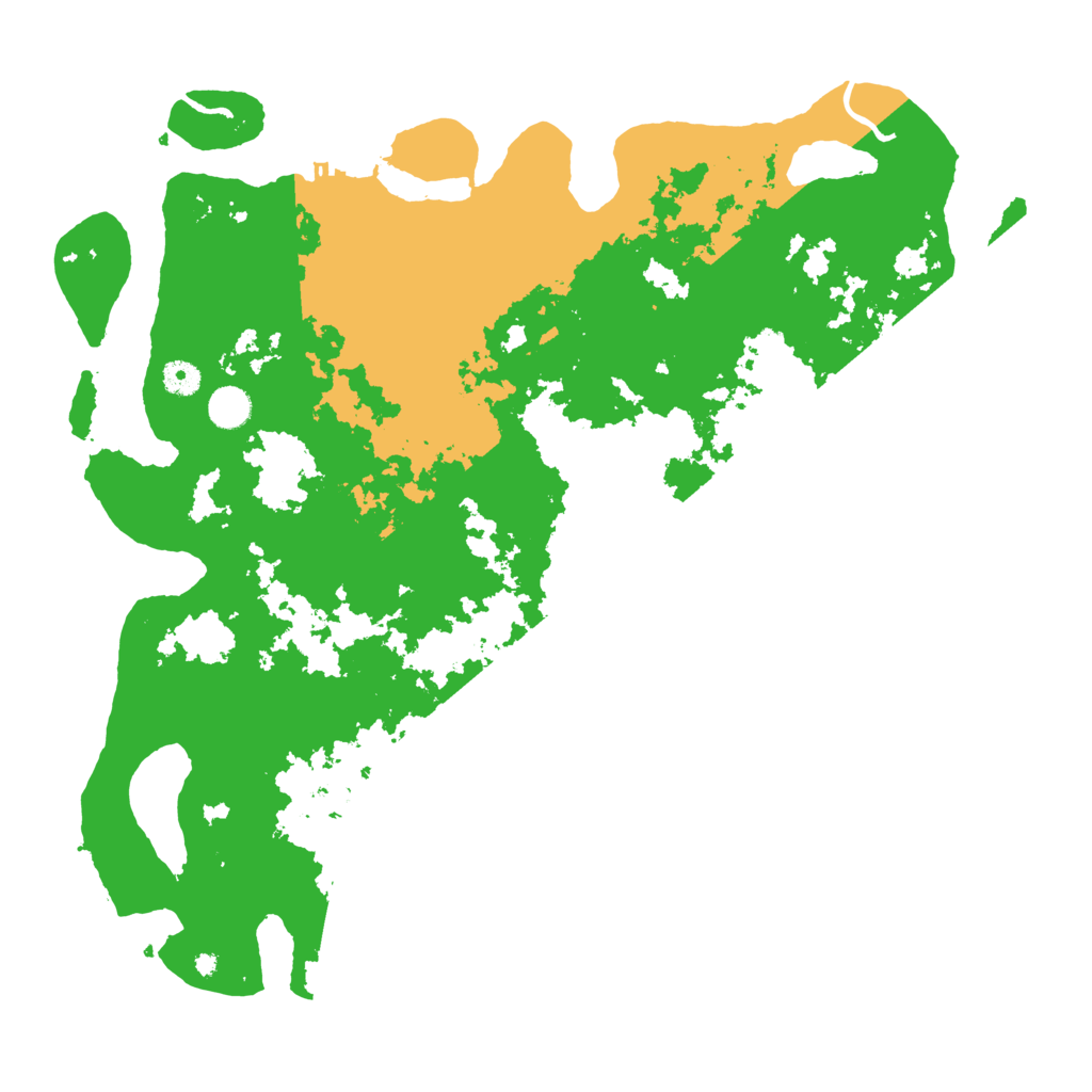Biome Rust Map: Procedural Map, Size: 4500, Seed: 452260