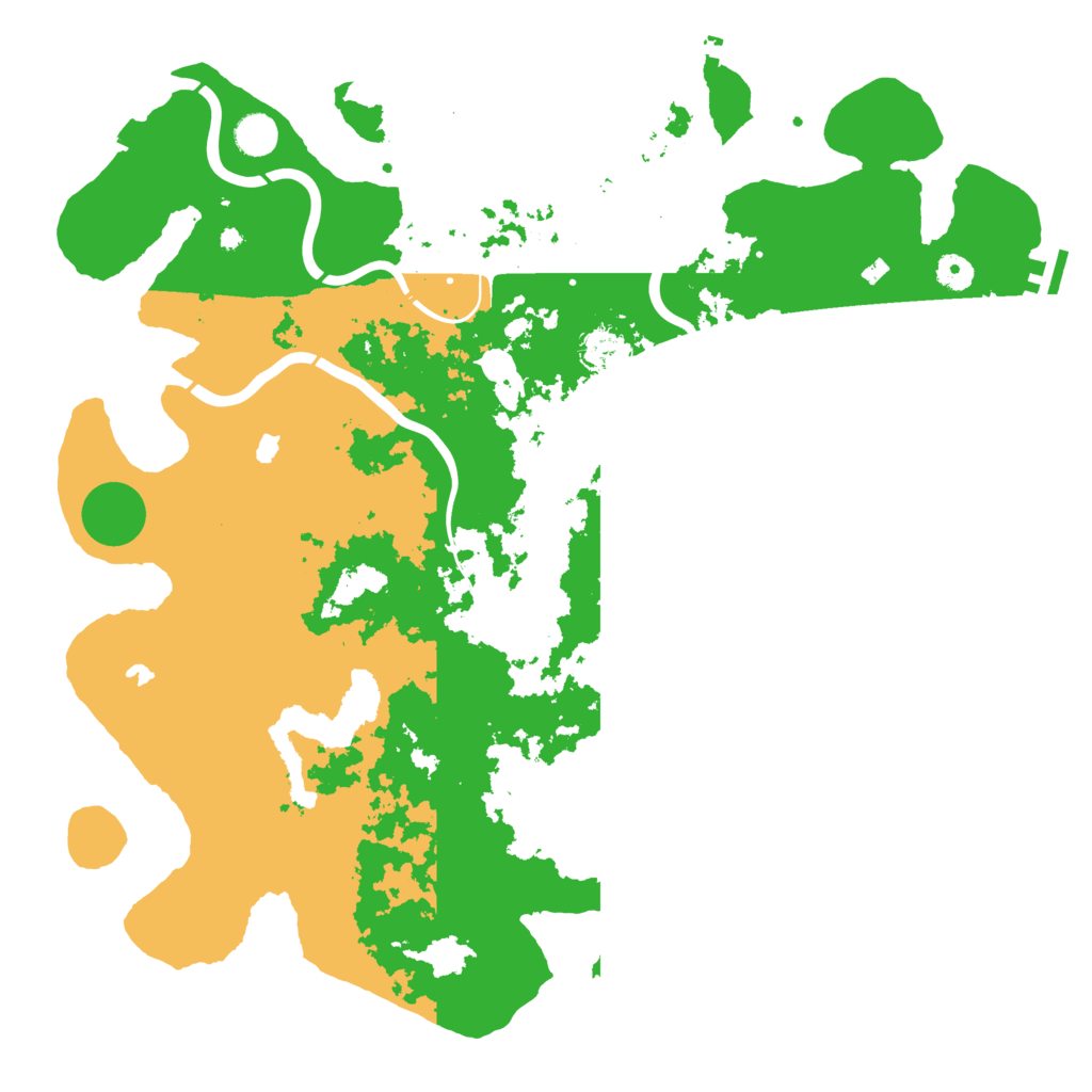 Biome Rust Map: Procedural Map, Size: 4500, Seed: 203731071