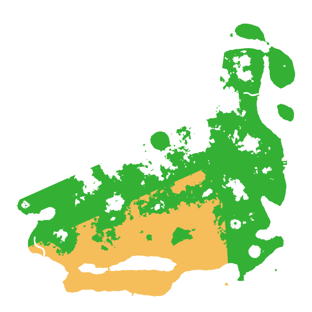 Biome Rust Map: Procedural Map, Size: 4500, Seed: 5479131
