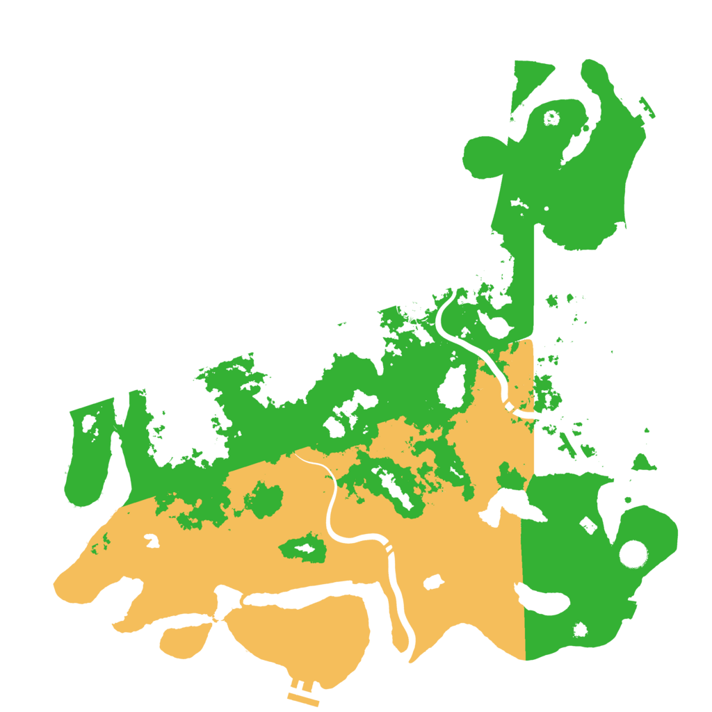 Biome Rust Map: Procedural Map, Size: 4500, Seed: 3013479