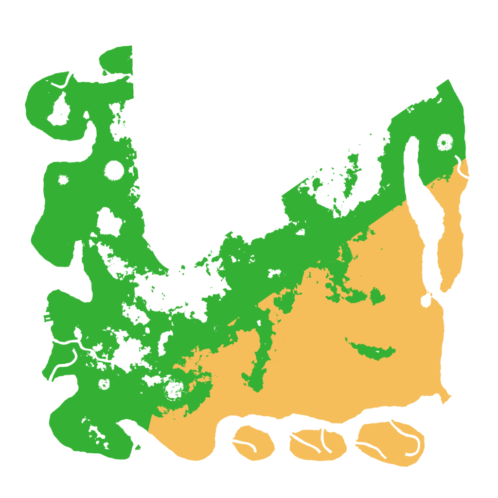 Biome Rust Map: Procedural Map, Size: 4500, Seed: 2779967