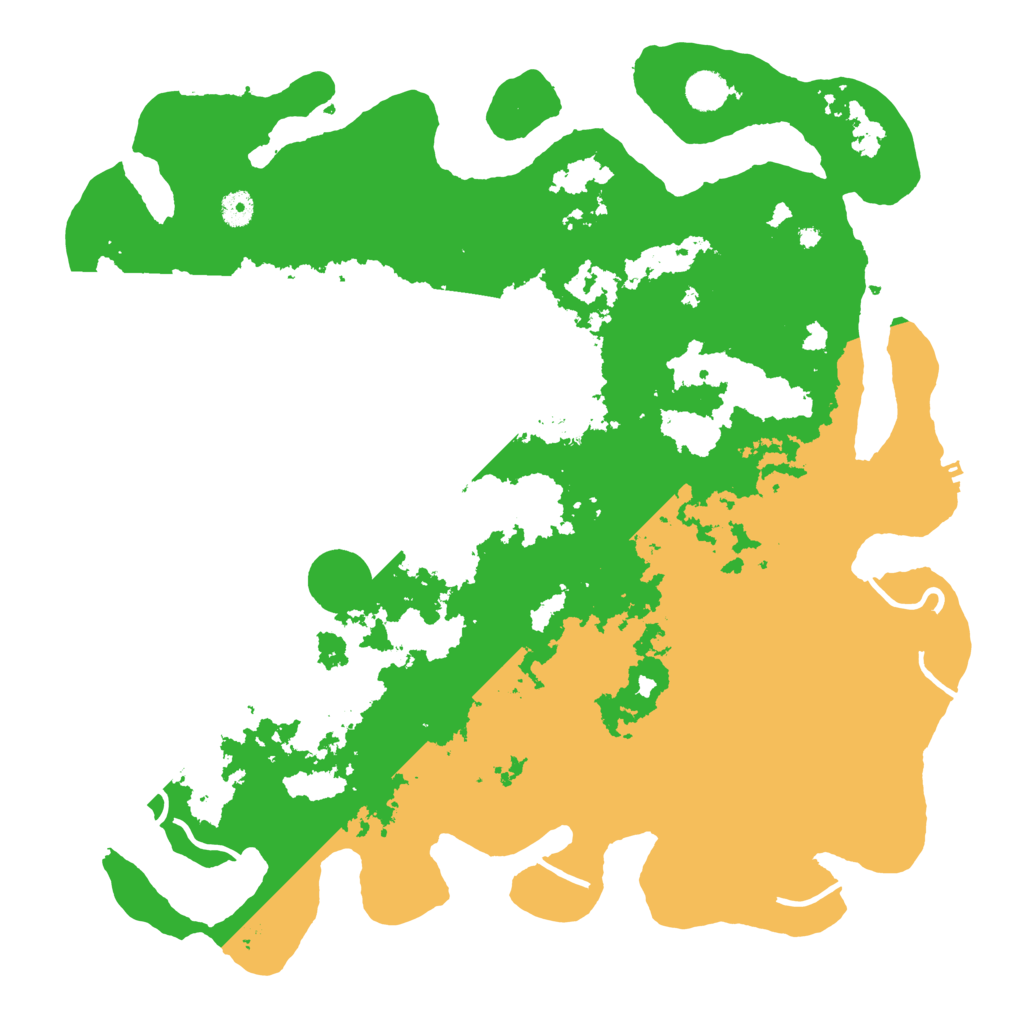 Biome Rust Map: Procedural Map, Size: 4500, Seed: 2321848