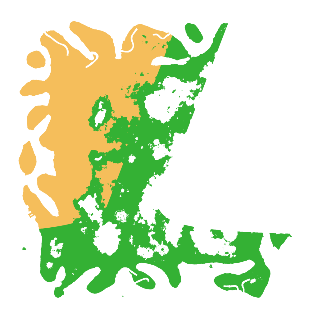 Biome Rust Map: Procedural Map, Size: 4500, Seed: 3743487