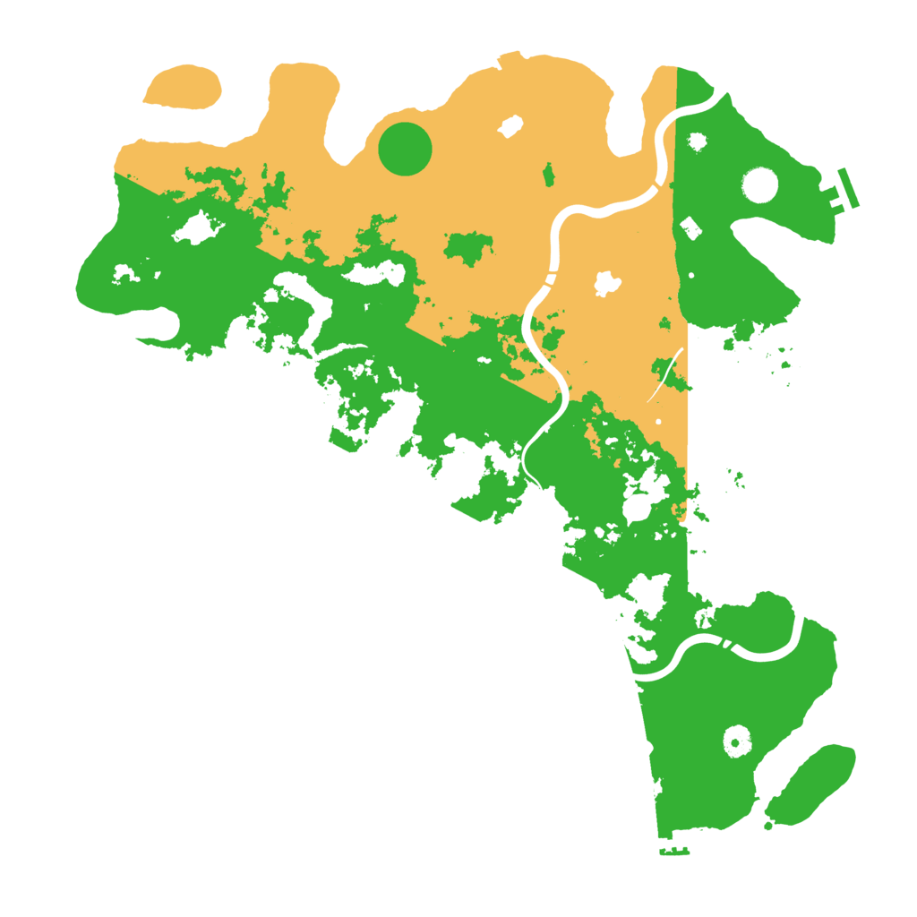 Biome Rust Map: Procedural Map, Size: 4500, Seed: 3811867