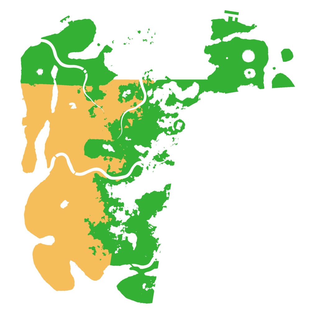 Biome Rust Map: Procedural Map, Size: 4500, Seed: 3911506