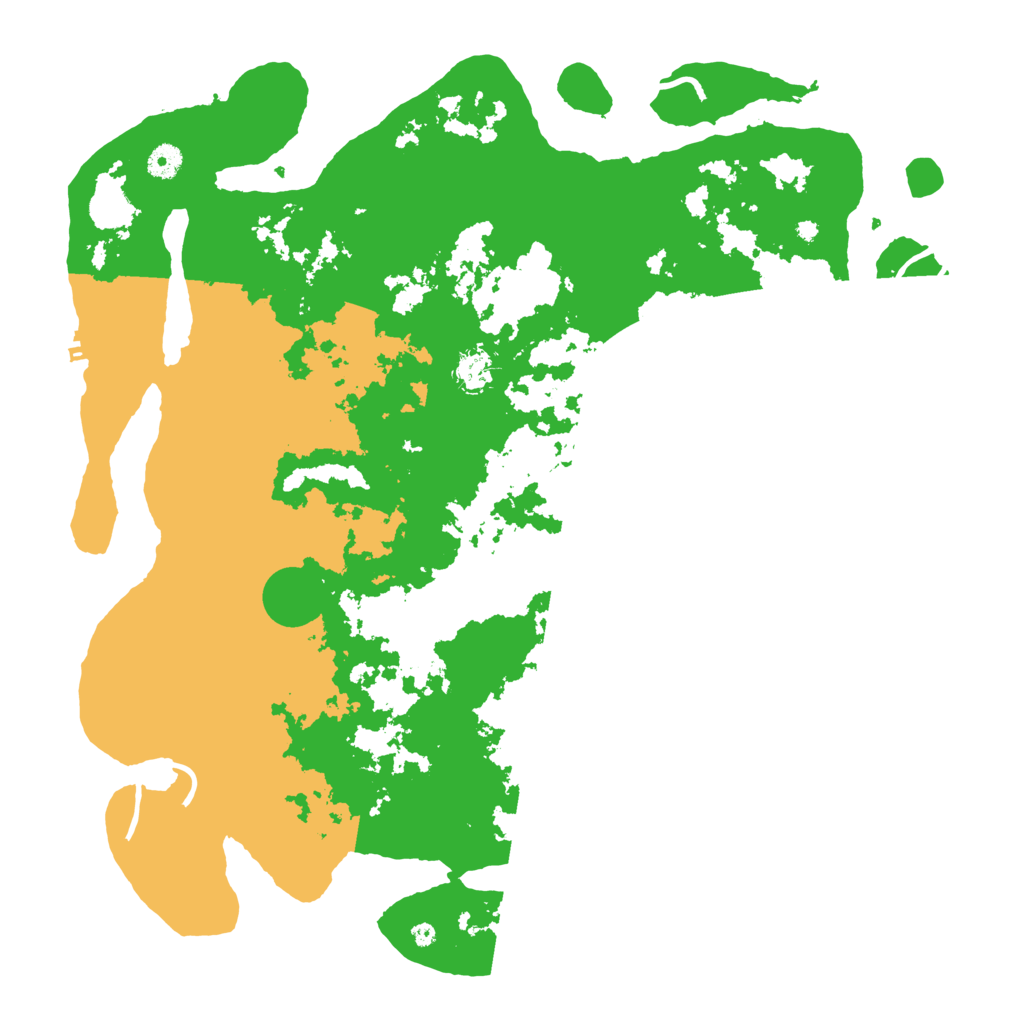 Biome Rust Map: Procedural Map, Size: 4500, Seed: 3911506