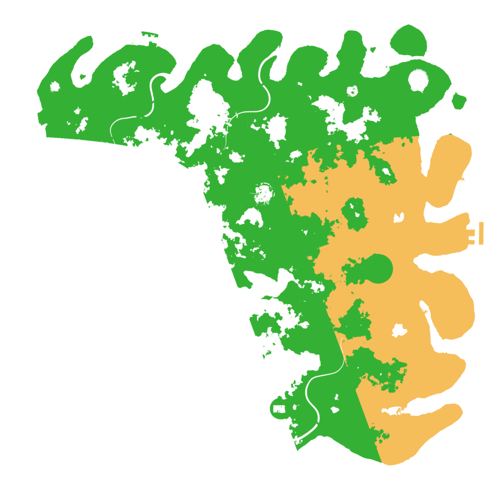 Biome Rust Map: Procedural Map, Size: 4500, Seed: 1889019