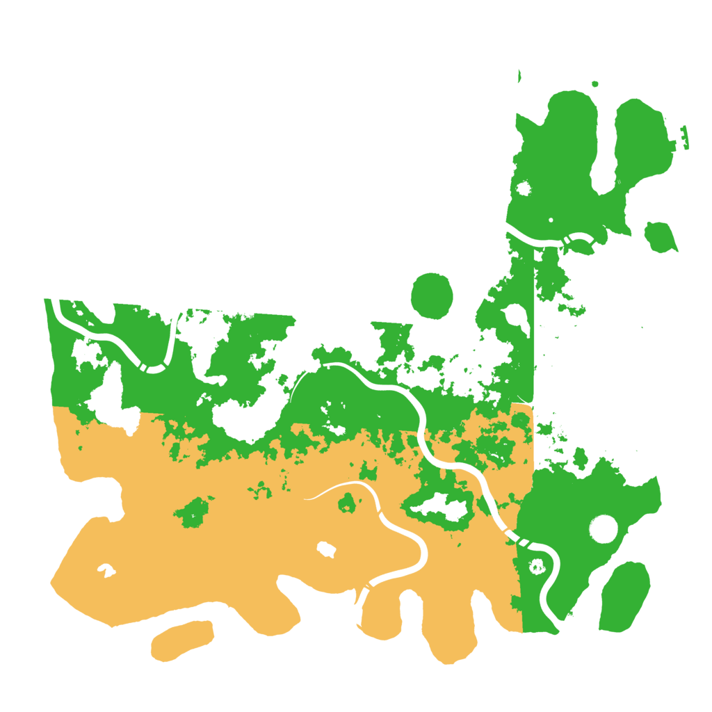 Biome Rust Map: Procedural Map, Size: 4500, Seed: 3437306