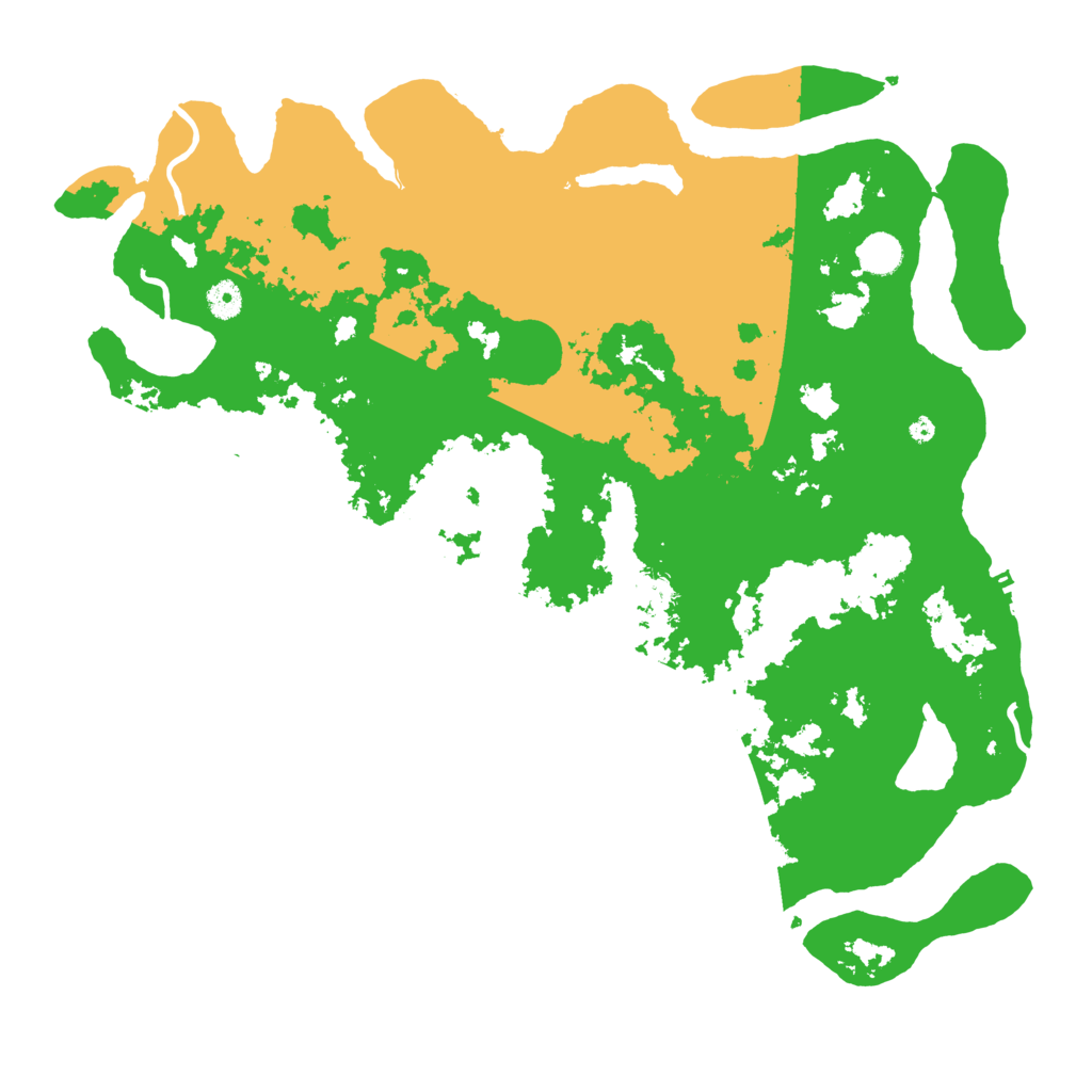 Biome Rust Map: Procedural Map, Size: 4500, Seed: 4820483