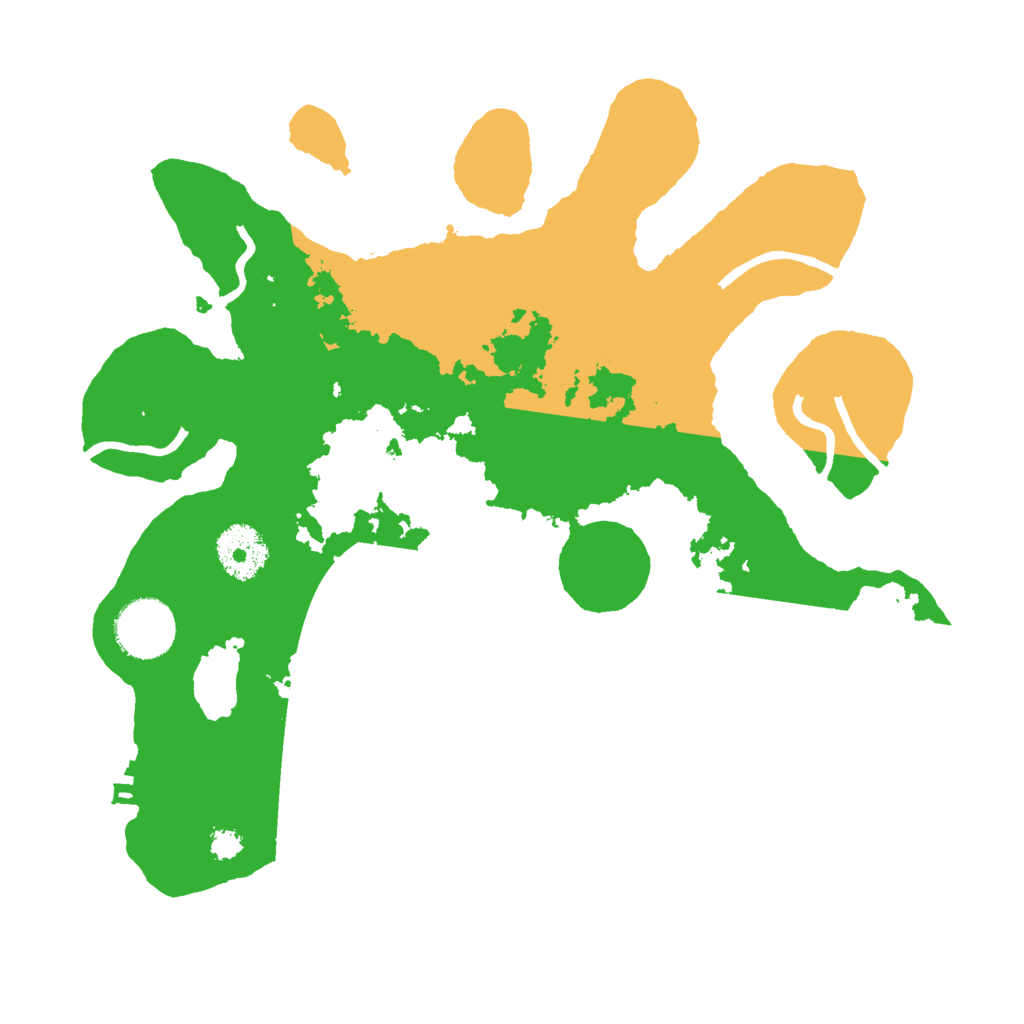 Biome Rust Map: Procedural Map, Size: 3000, Seed: 15422