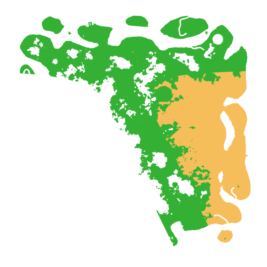 Biome Rust Map: Procedural Map, Size: 4500, Seed: 4010909
