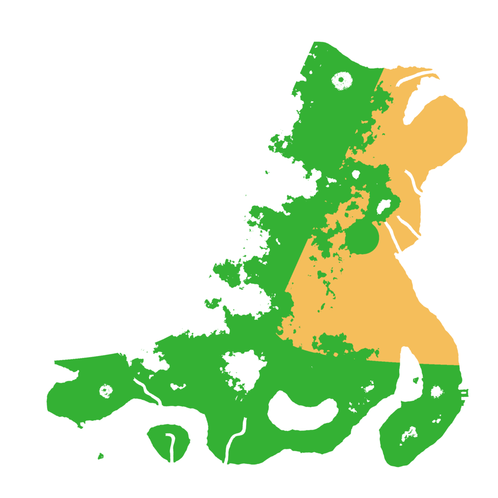 Biome Rust Map: Procedural Map, Size: 3950, Seed: 436571752