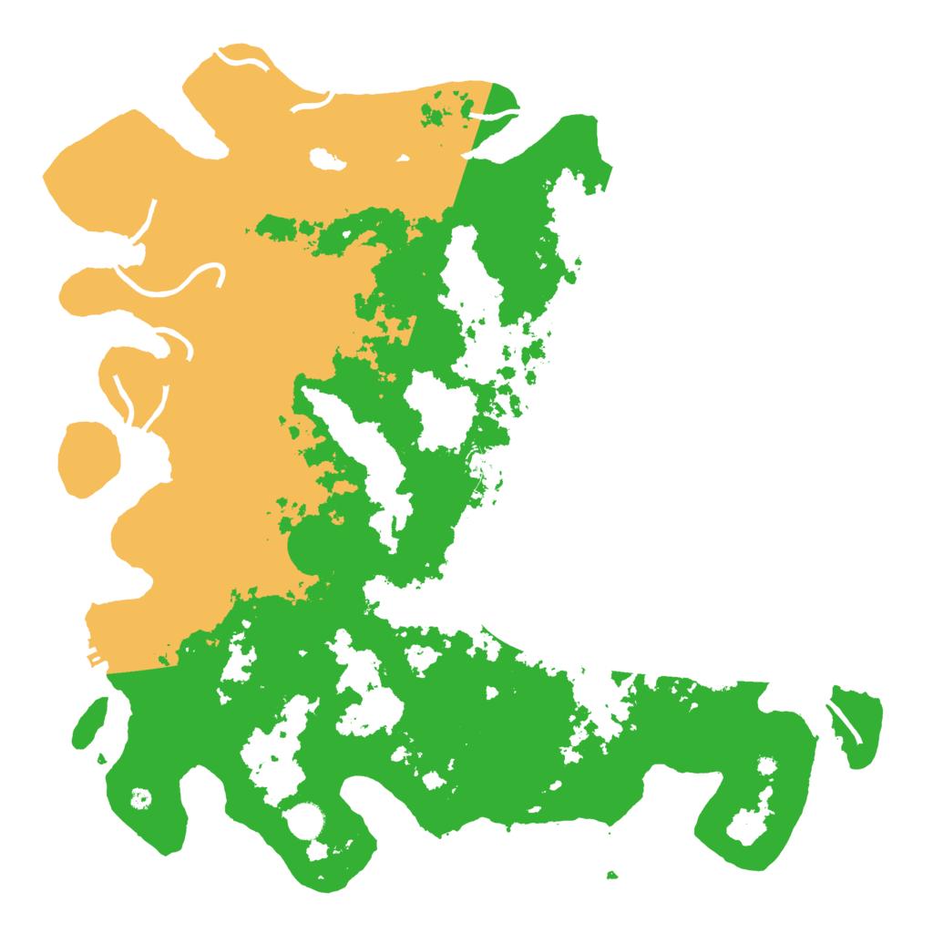 Biome Rust Map: Procedural Map, Size: 4500, Seed: 6286686