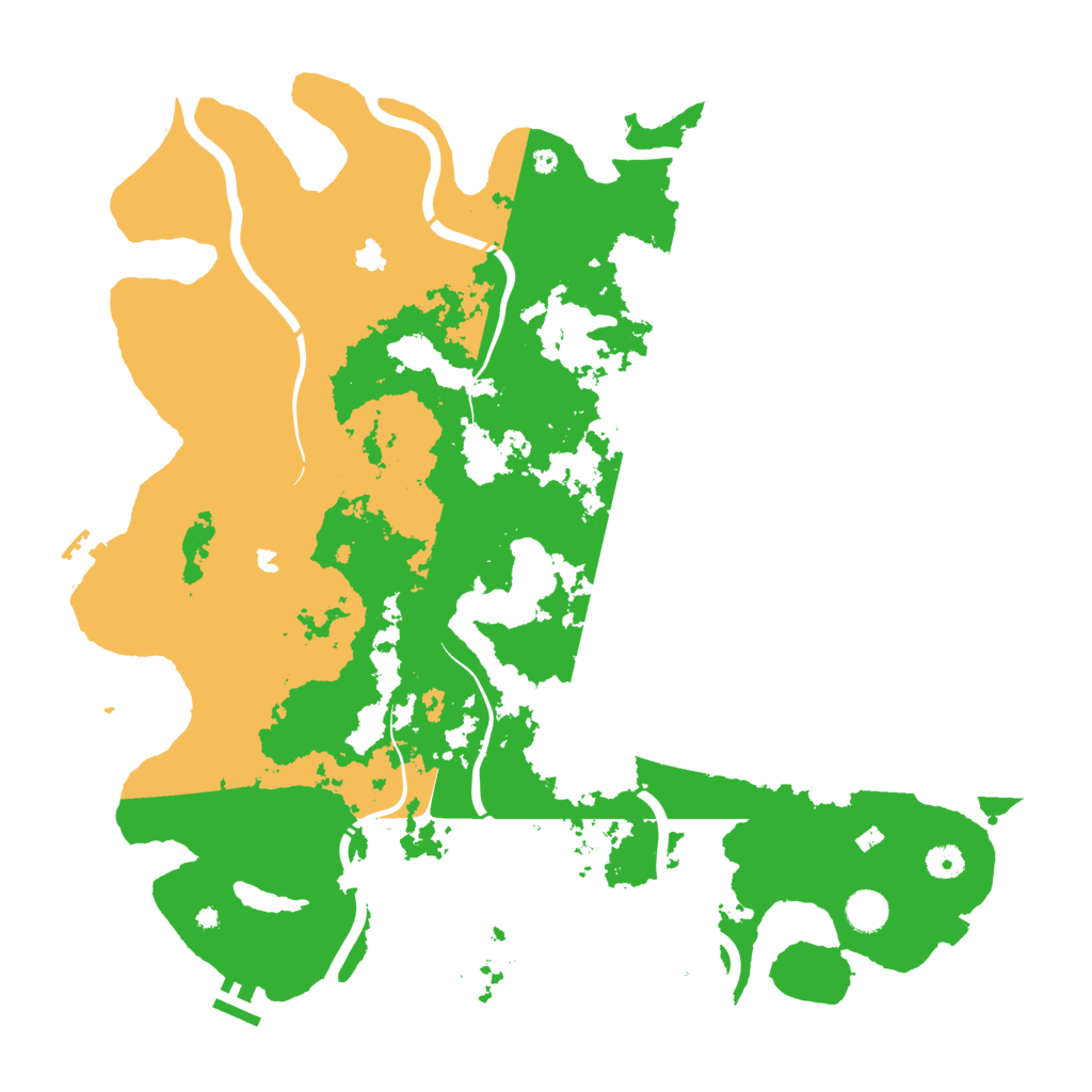 Biome Rust Map: Procedural Map, Size: 4500, Seed: 5761825