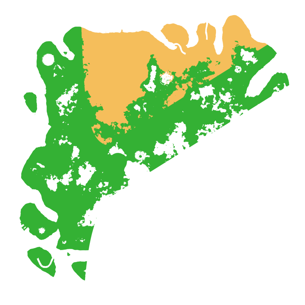 Biome Rust Map: Procedural Map, Size: 4500, Seed: 134307491