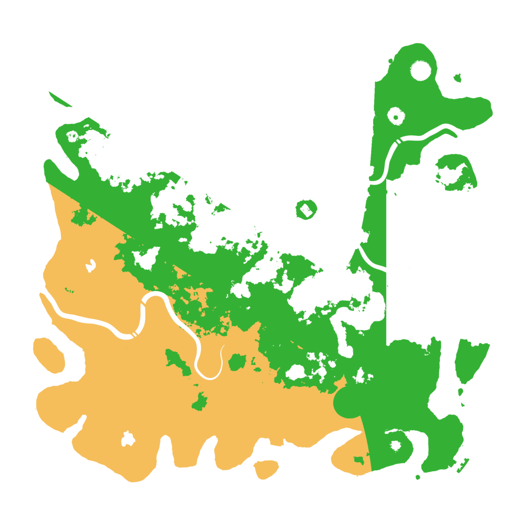 Biome Rust Map: Procedural Map, Size: 4500, Seed: 5472710