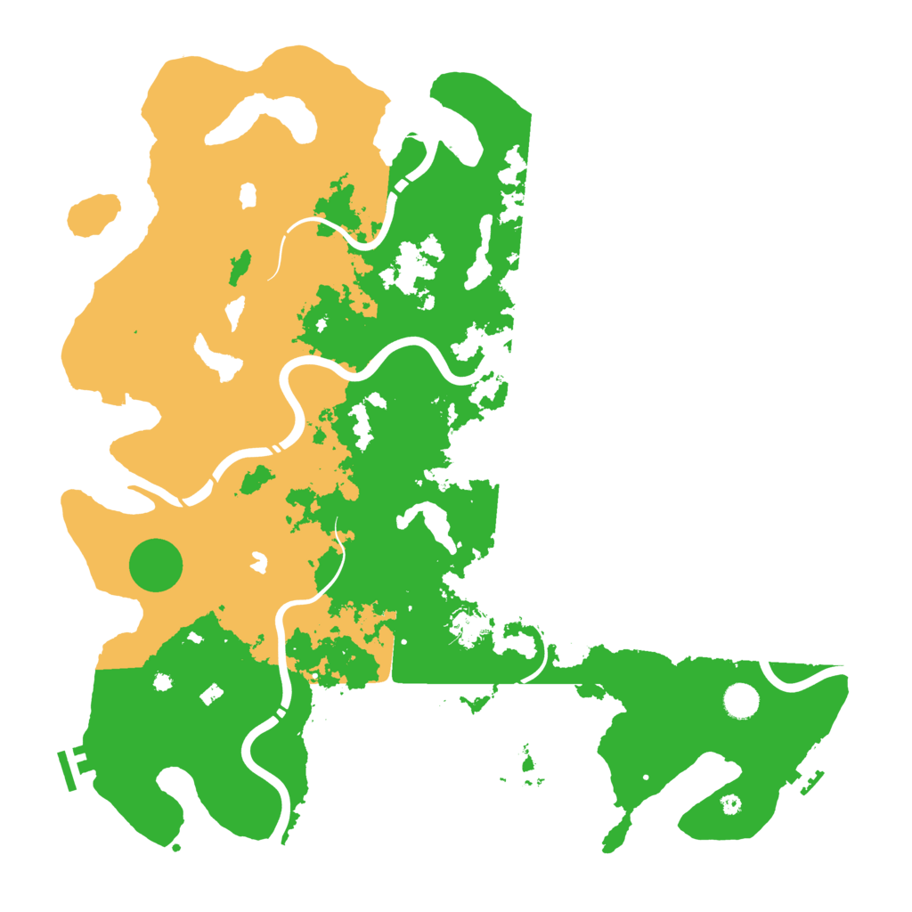 Biome Rust Map: Procedural Map, Size: 4500, Seed: 382918906