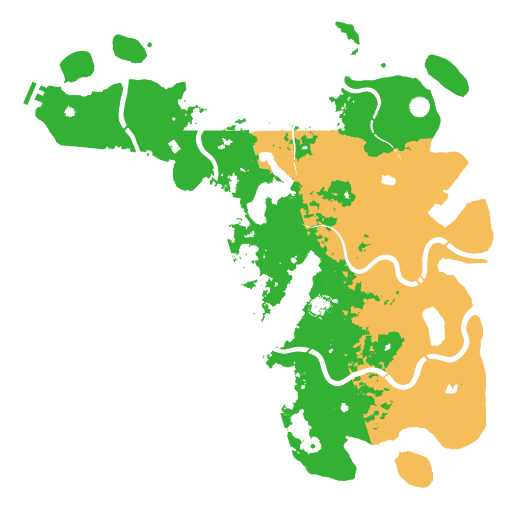 Biome Rust Map: Procedural Map, Size: 4500, Seed: 876163773