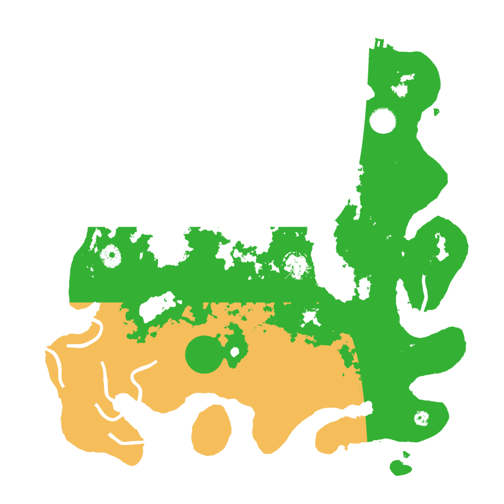Biome Rust Map: Procedural Map, Size: 3500, Seed: 5643