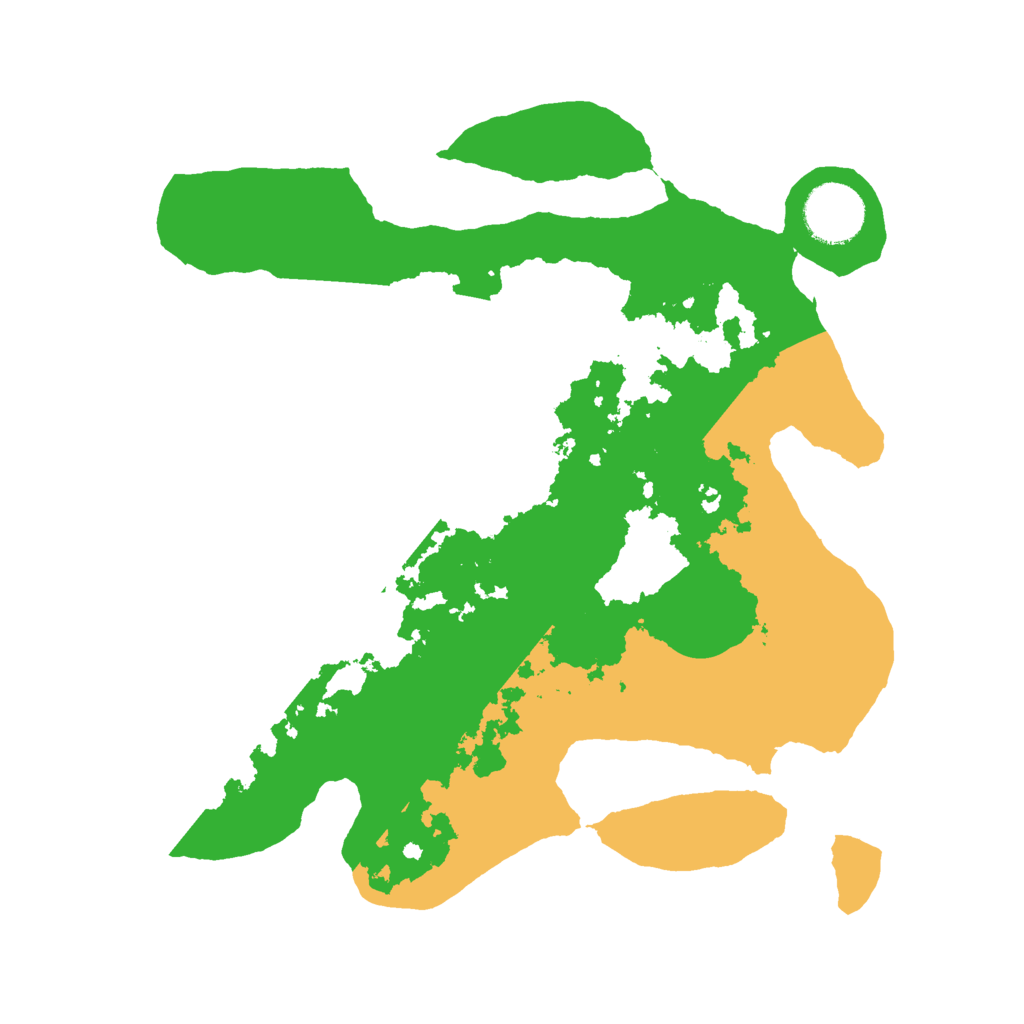 Biome Rust Map: Barren, Size: 3000, Seed: 18357