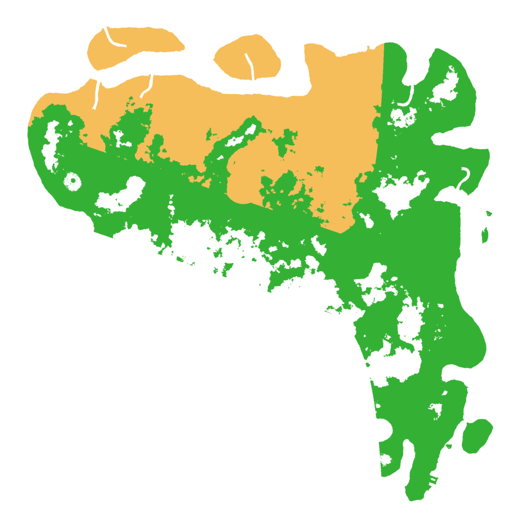 Biome Rust Map: Procedural Map, Size: 4500, Seed: 1711980