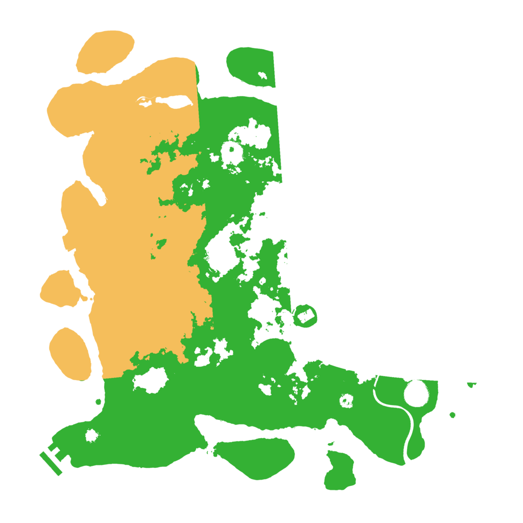 Biome Rust Map: Procedural Map, Size: 3700, Seed: 132