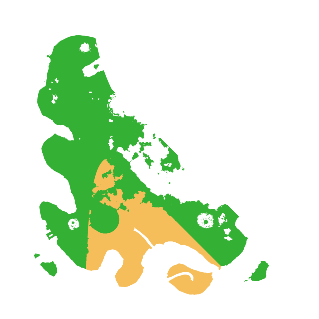 Biome Rust Map: Procedural Map, Size: 3000, Seed: 21332