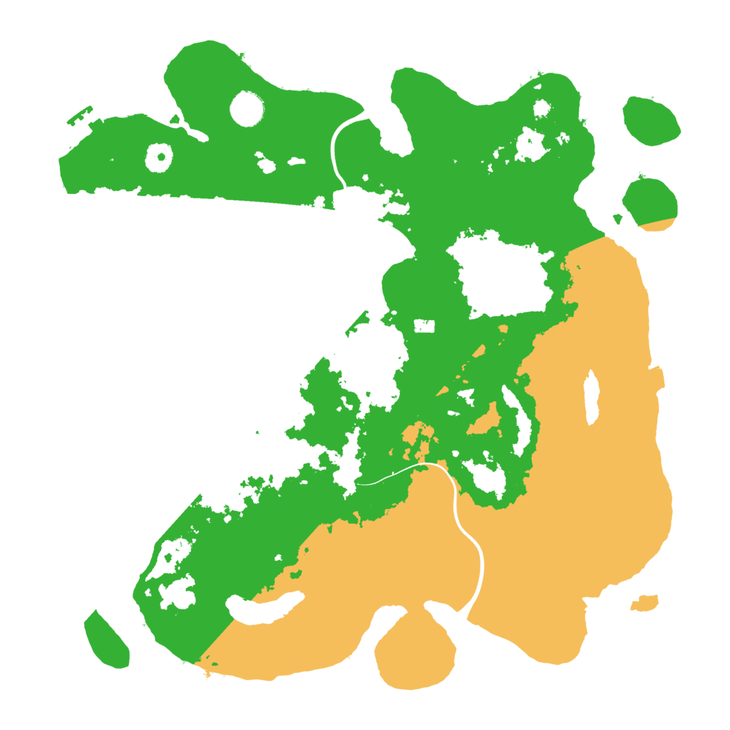 Biome Rust Map: Procedural Map, Size: 3800, Seed: 64507270
