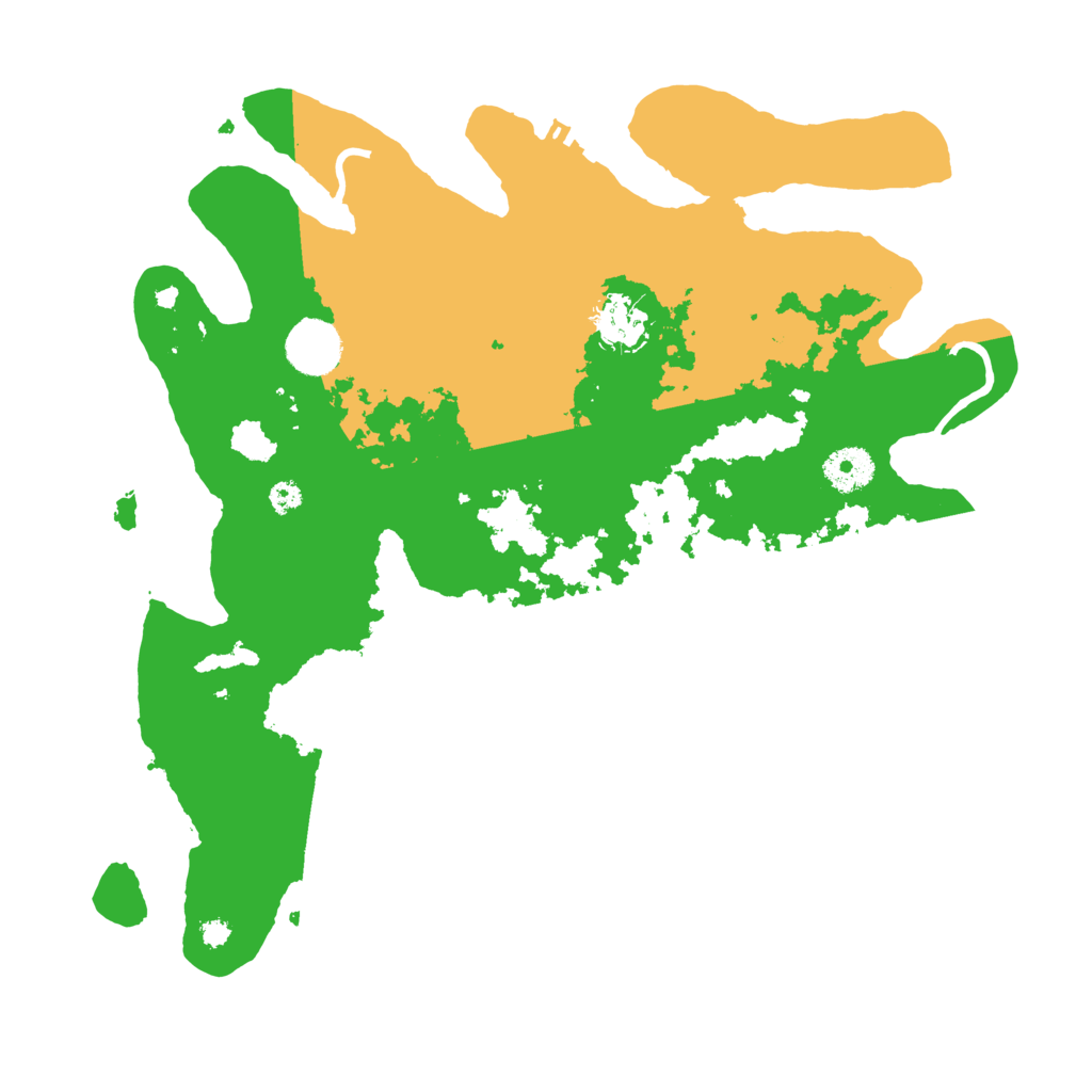 Biome Rust Map: Procedural Map, Size: 3500, Seed: 30906