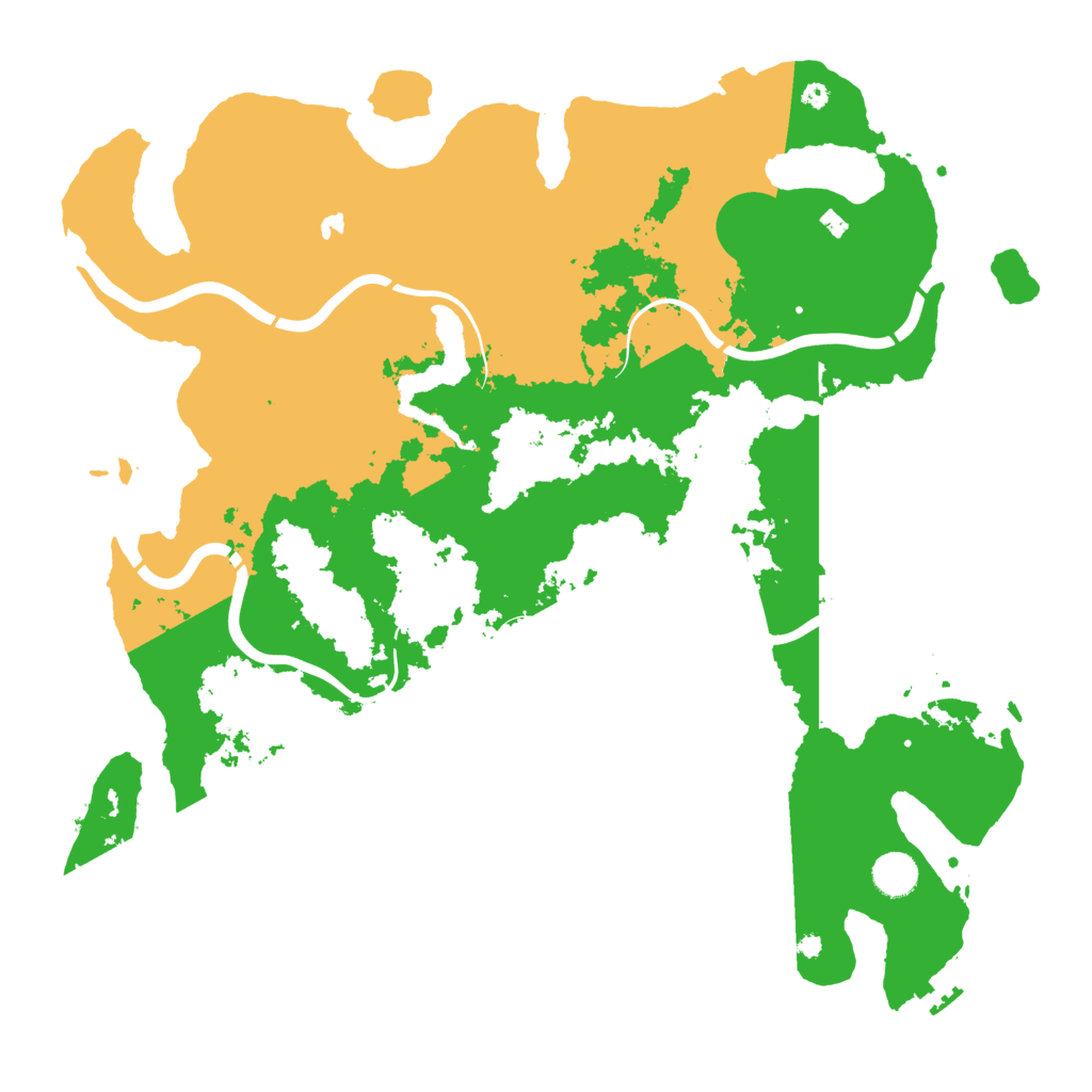 Biome Rust Map: Procedural Map, Size: 4250, Seed: 2392442