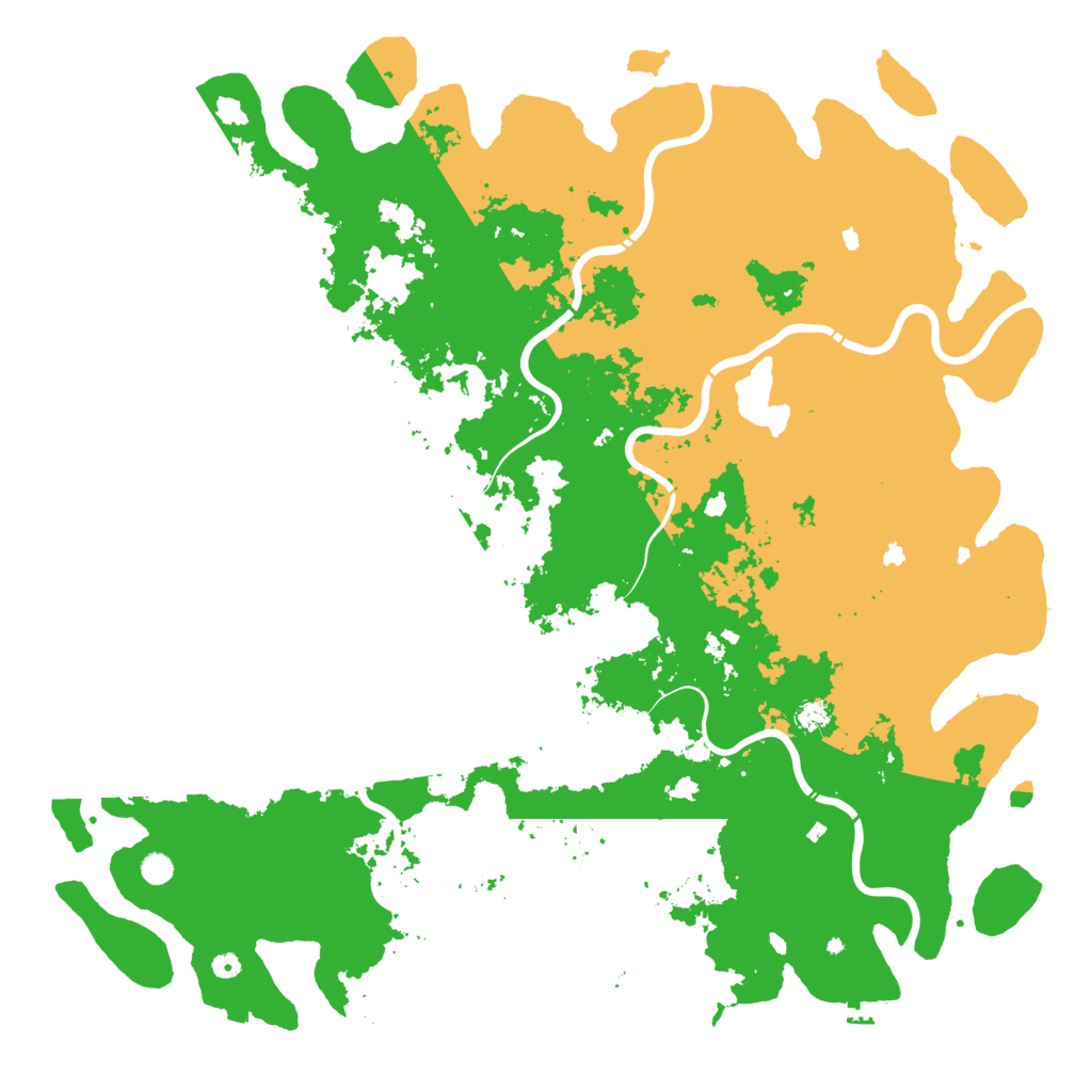Biome Rust Map: Procedural Map, Size: 6000, Seed: 147280463