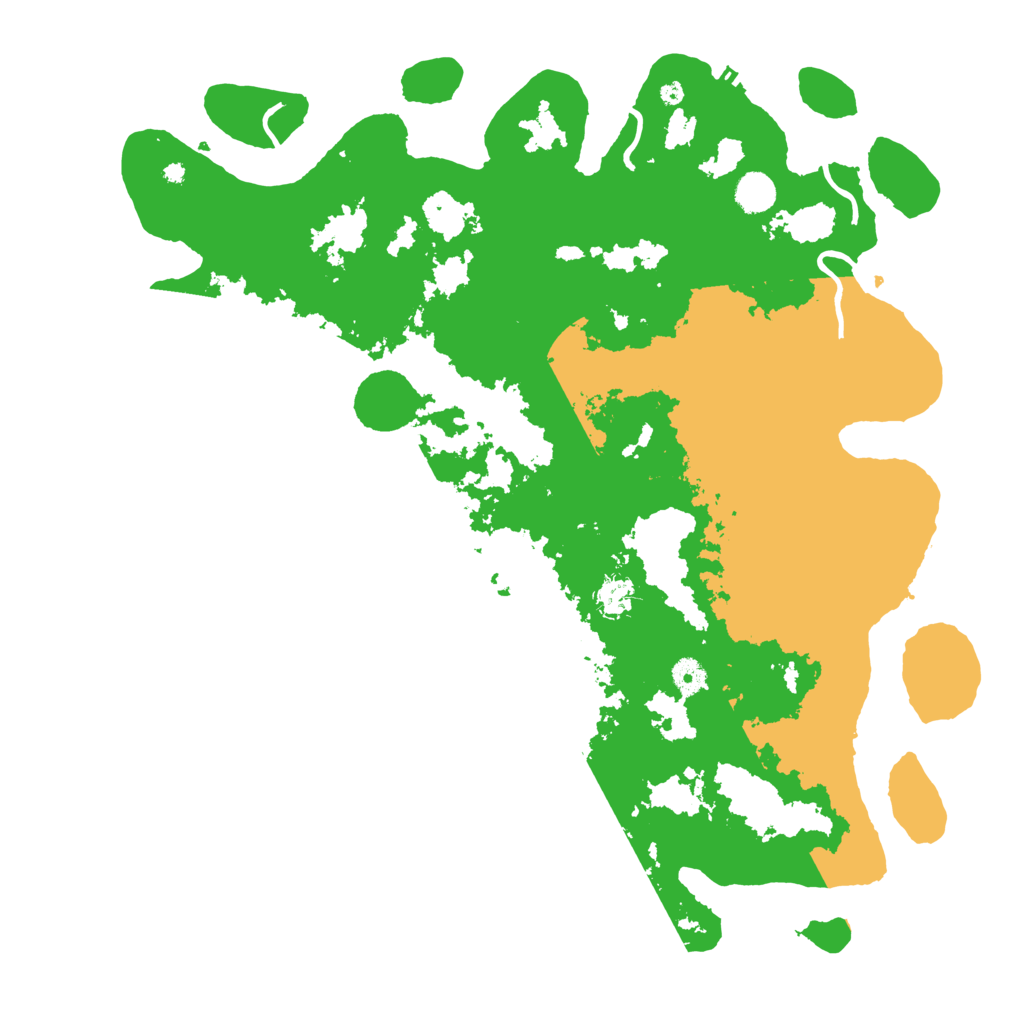 Biome Rust Map: Procedural Map, Size: 4500, Seed: 6081821