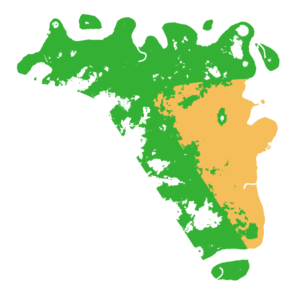 Biome Rust Map: Procedural Map, Size: 4687, Seed: 1055880935