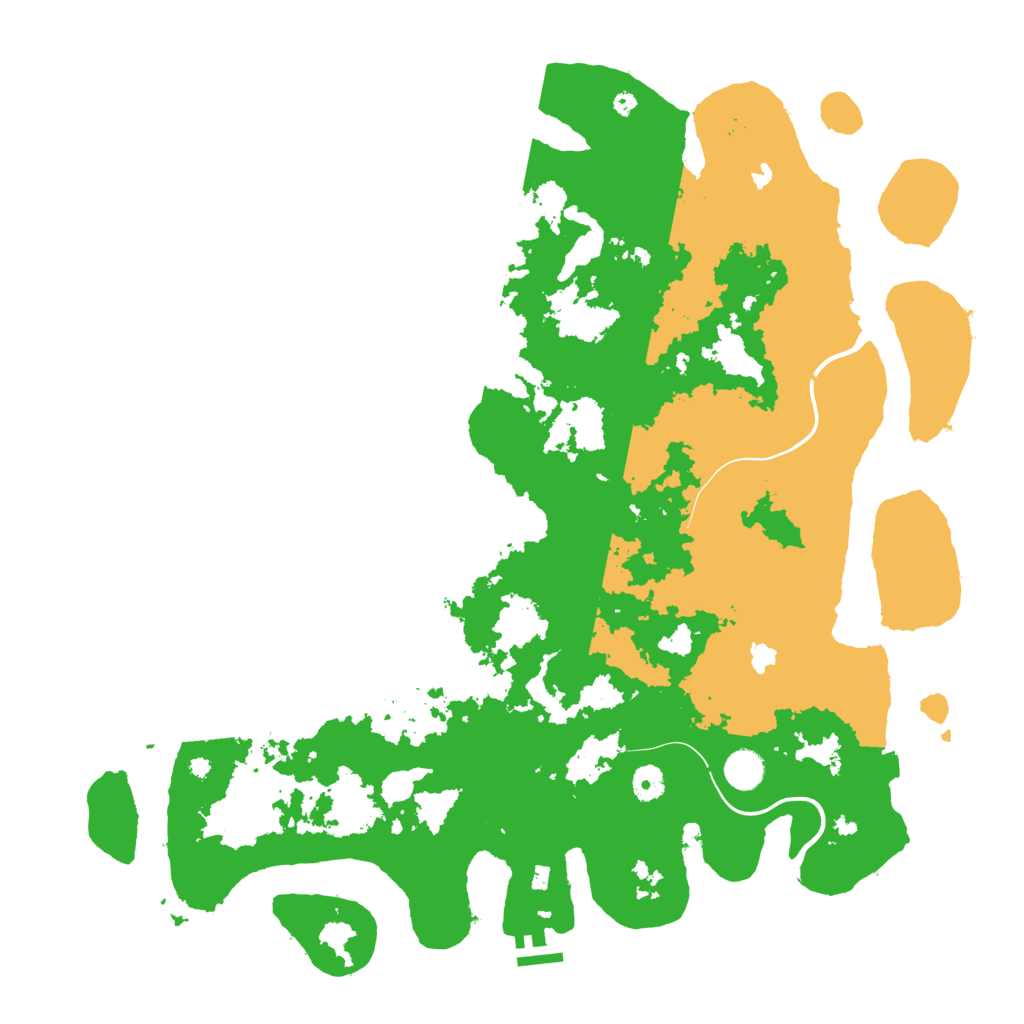 Biome Rust Map: Procedural Map, Size: 4500, Seed: 1924780