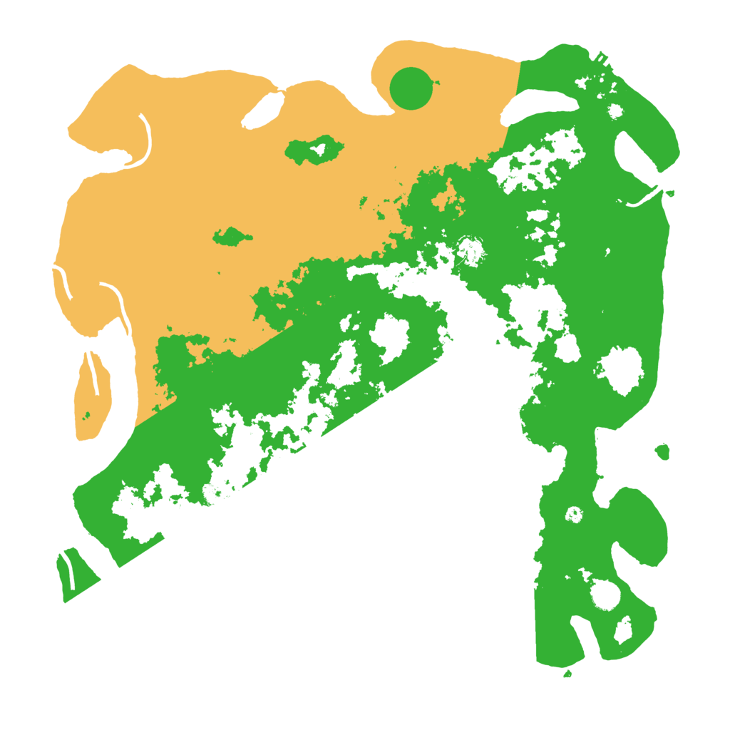 Biome Rust Map: Procedural Map, Size: 4500, Seed: 568504