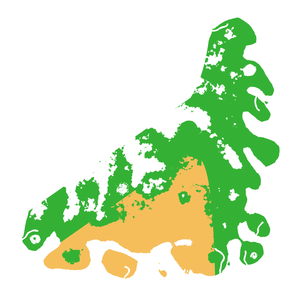 Biome Rust Map: Procedural Map, Size: 4500, Seed: 5847691