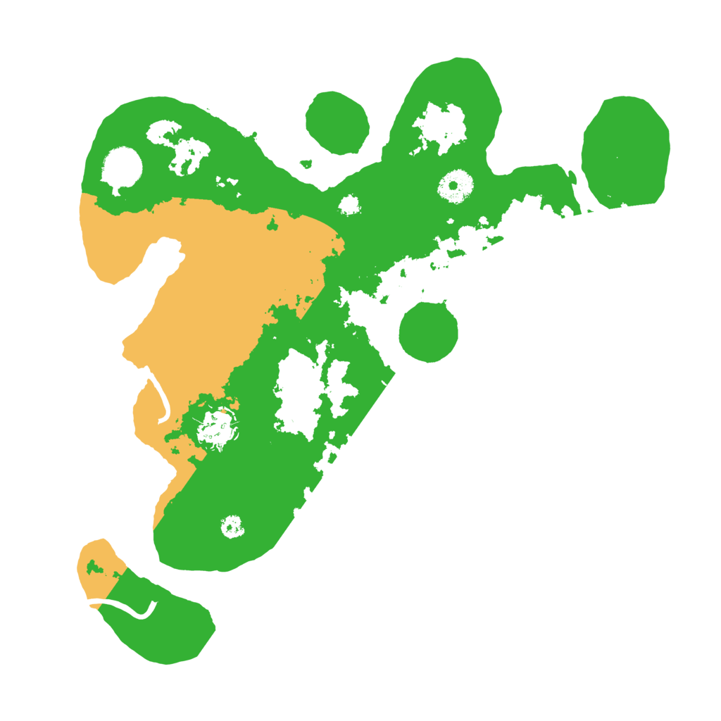 Biome Rust Map: Procedural Map, Size: 3250, Seed: 2254915