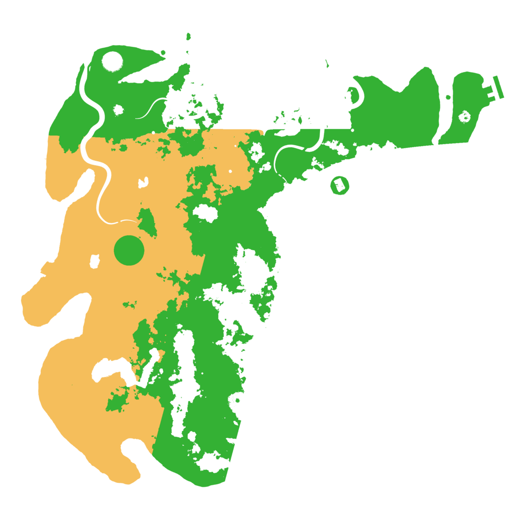 Biome Rust Map: Procedural Map, Size: 4500, Seed: 5729455