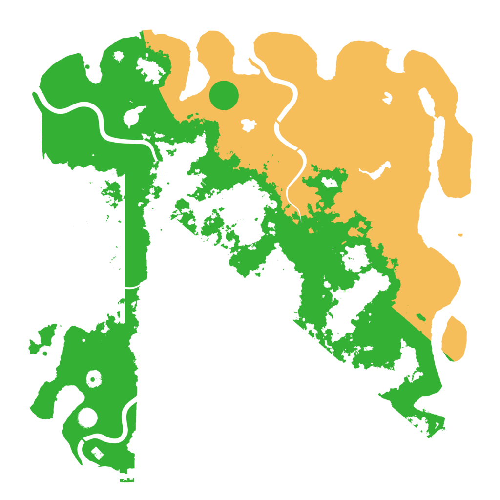 Biome Rust Map: Procedural Map, Size: 4500, Seed: 4014723