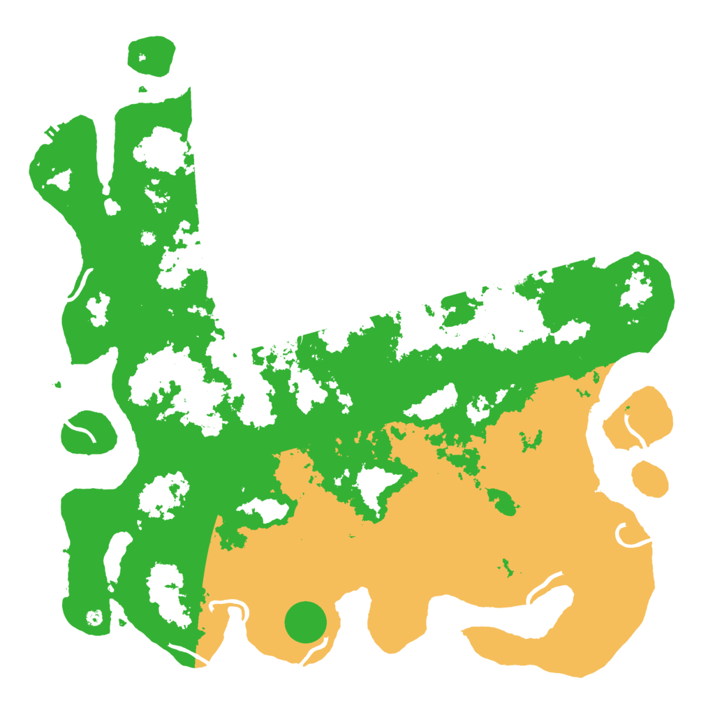 Biome Rust Map: Procedural Map, Size: 4500, Seed: 510530