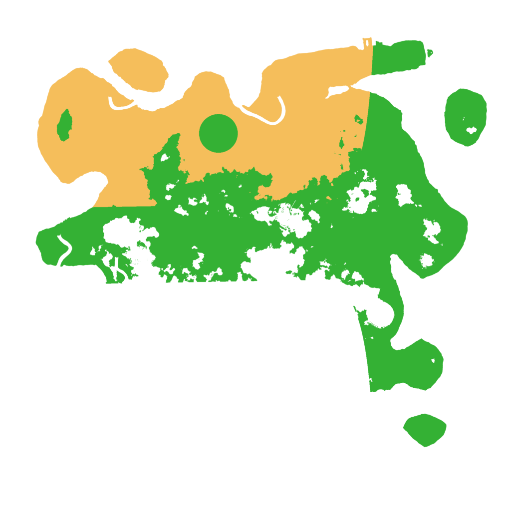 Biome Rust Map: Procedural Map, Size: 3500, Seed: 1811623532