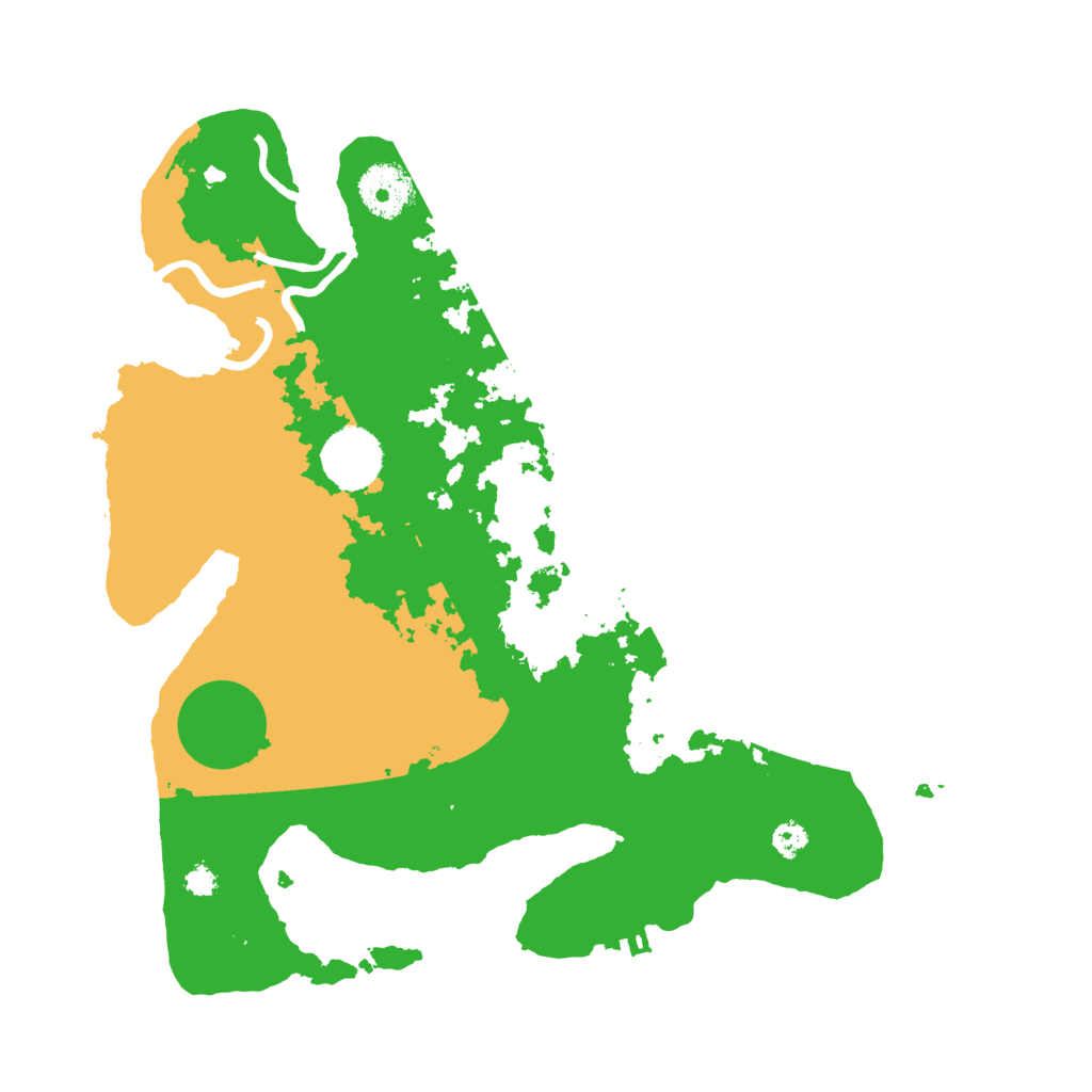 Biome Rust Map: Procedural Map, Size: 3250, Seed: 5124769