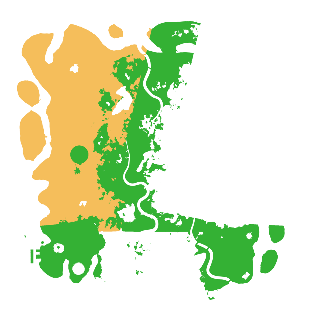 Biome Rust Map: Procedural Map, Size: 4500, Seed: 51135