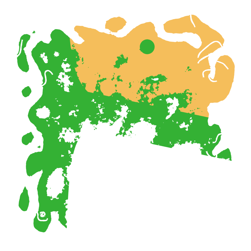 Biome Rust Map: Procedural Map, Size: 4500, Seed: 25168